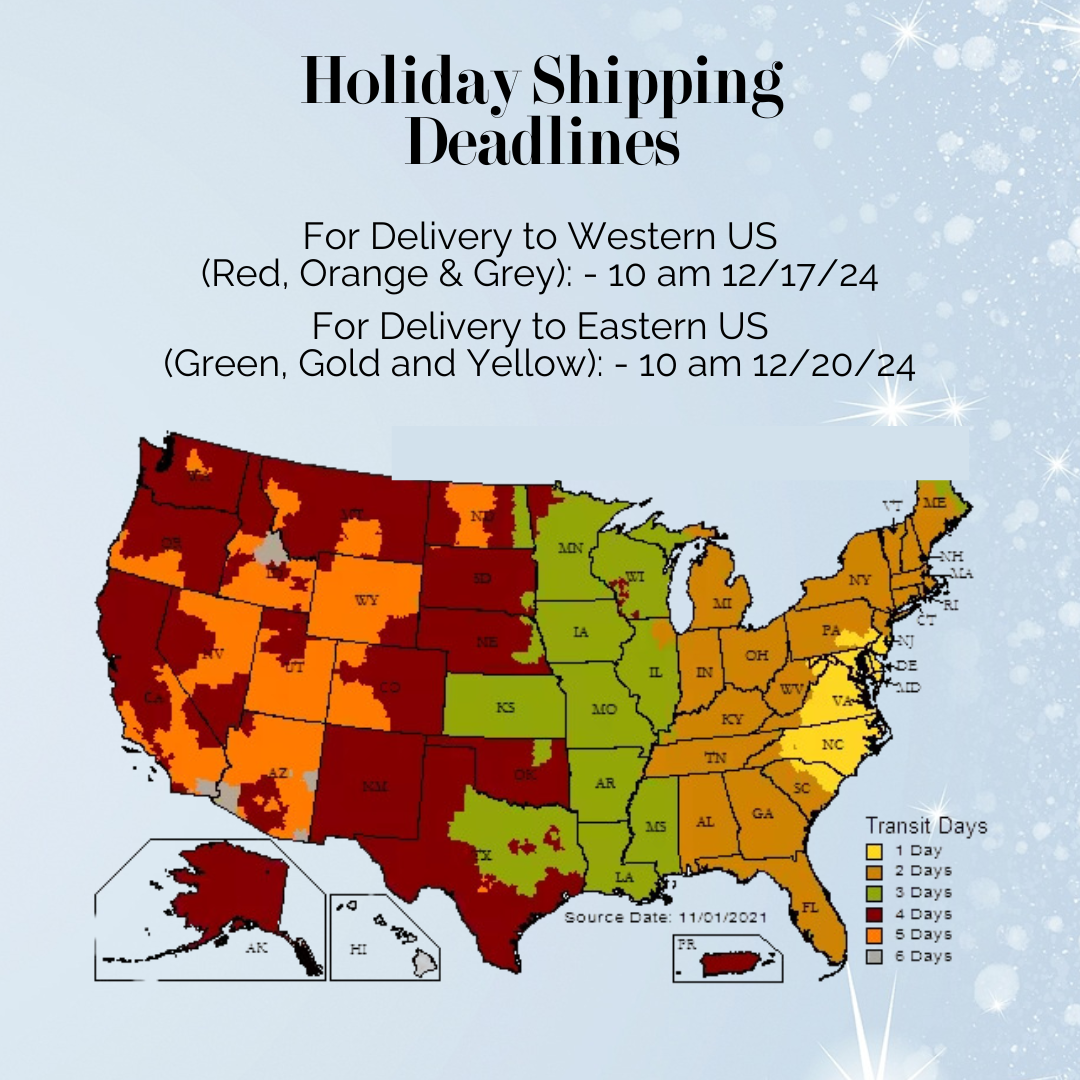 2024 Holiday Shipping Deadlines