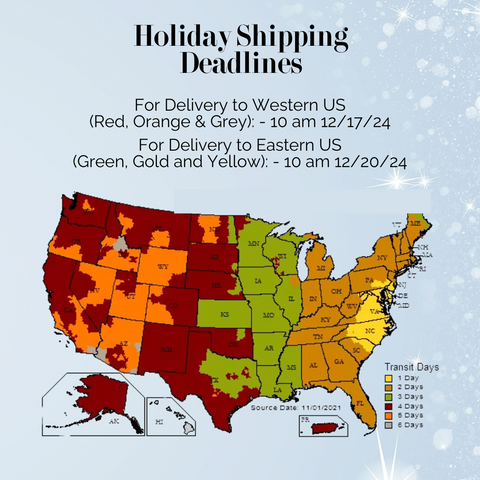 2024 Holiday Shipping Deadlines