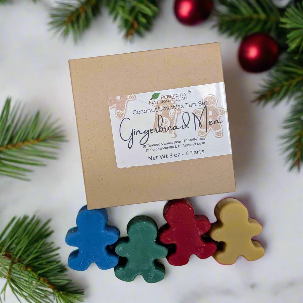 Gingerbread Men Wax Melts, 3oz-Home & Lifestyle-Perfectly Natural Soap