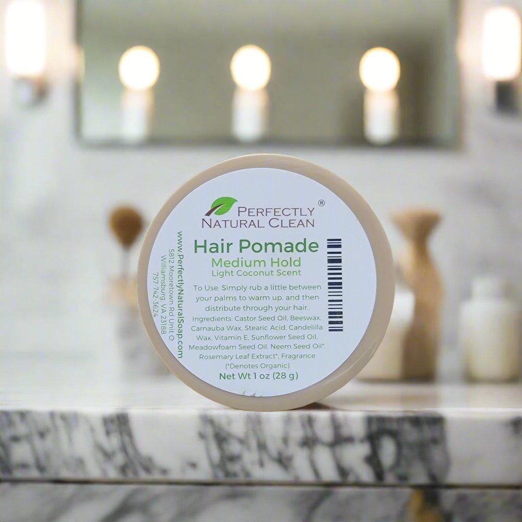 Hair Pomade - Styling Wax, 1 oz-Natural Hair Care-Perfectly Natural Soap