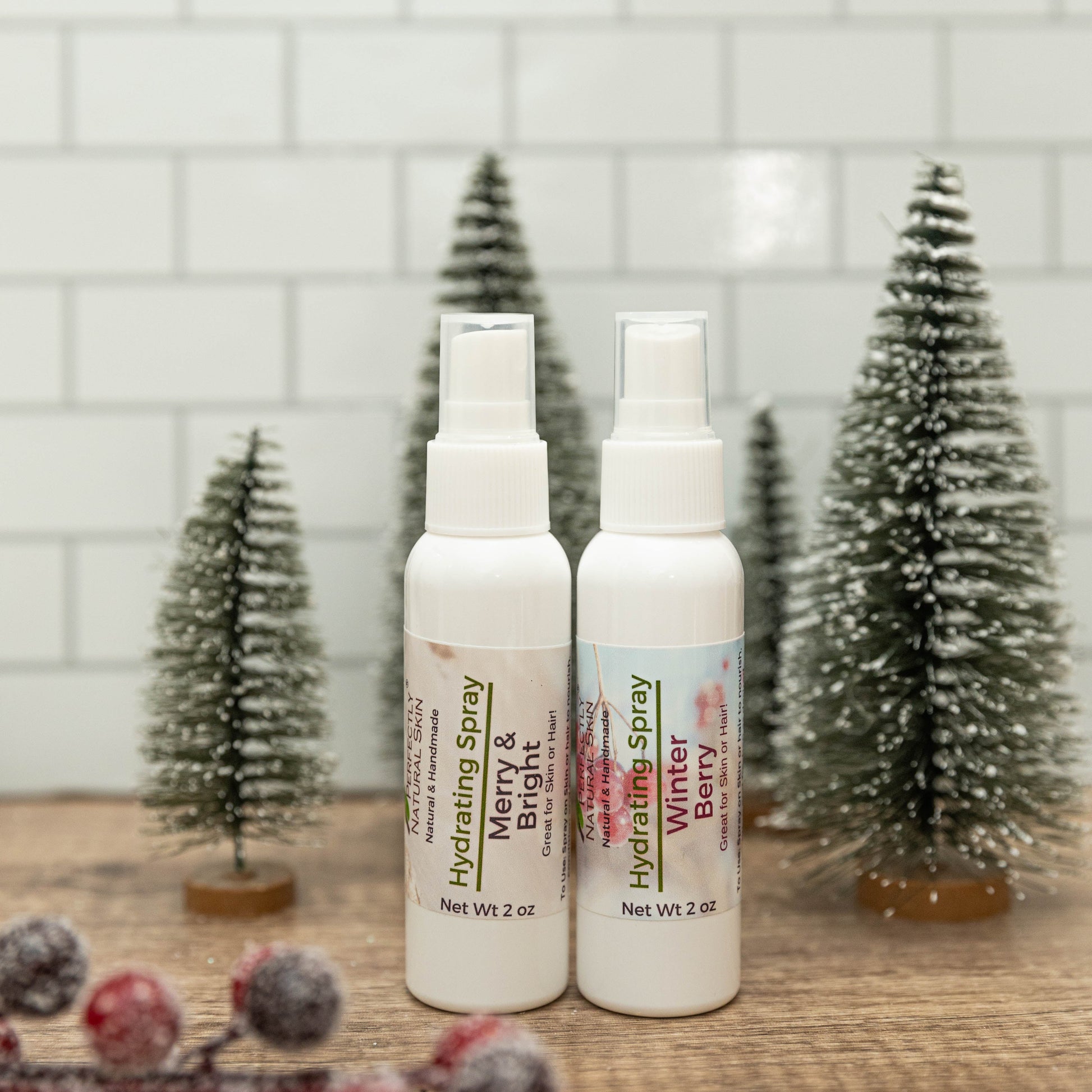 Holiday Hydrating Spray Duo-Body Powder & Spray-Perfectly Natural Soap