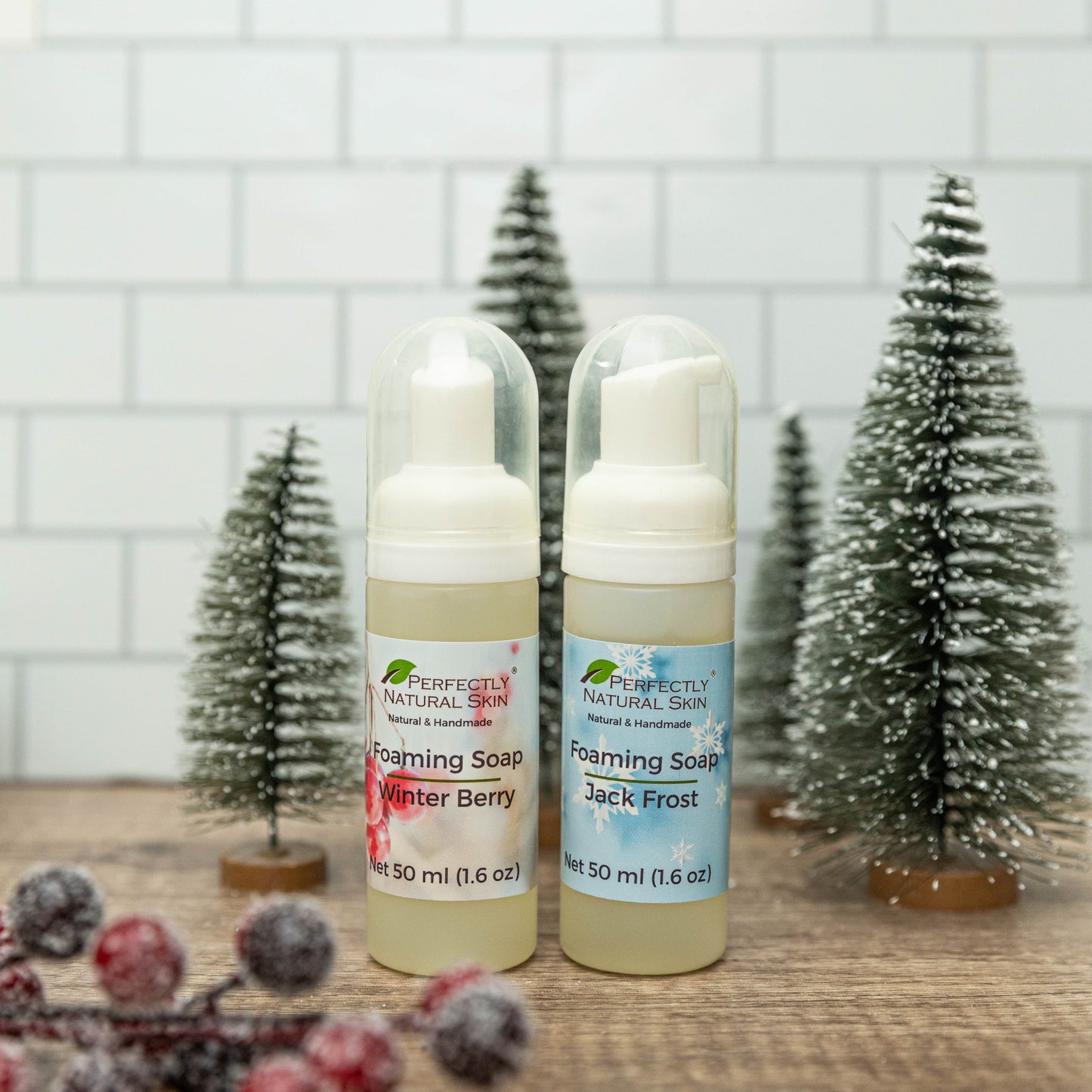 Holiday Liquid Foaming Soap Duo-Liquid & Foaming Soap-Perfectly Natural Soap