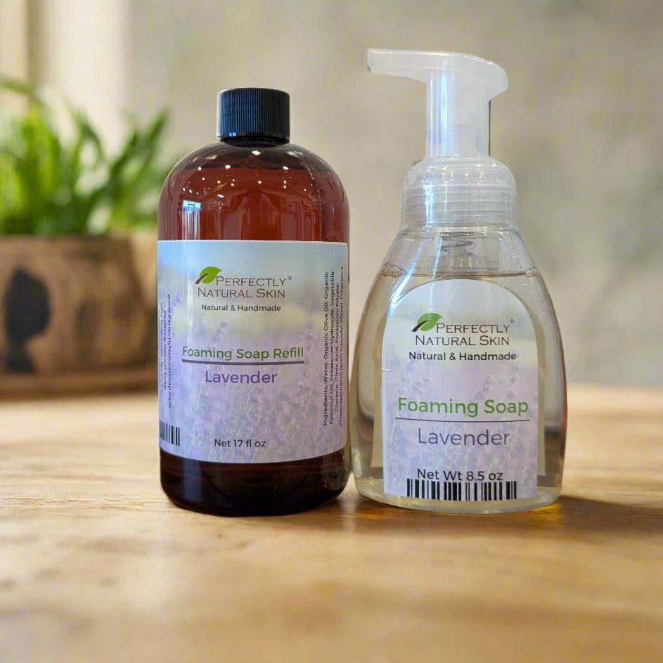 Liquid Foaming Soap plus Refill Bundle-Liquid & Foaming Soap-Perfectly Natural Soap