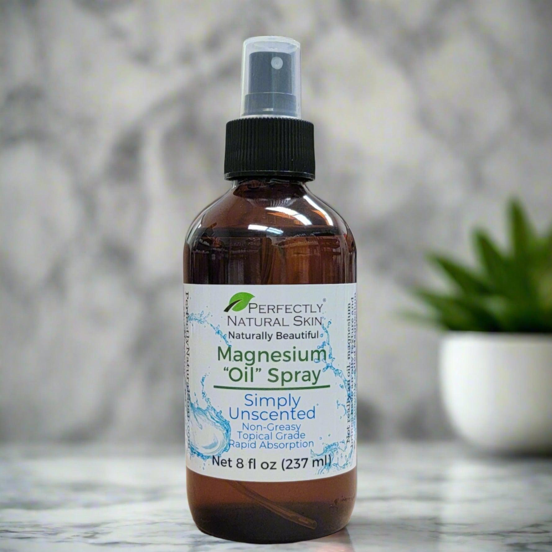 Magnesium "Oil" Spray - 8 oz-Bath Soaks, Oils & Salts-Perfectly Natural Soap