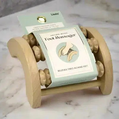 Natural Wood Foot Massager-Bath Accessories-Perfectly Natural Soap