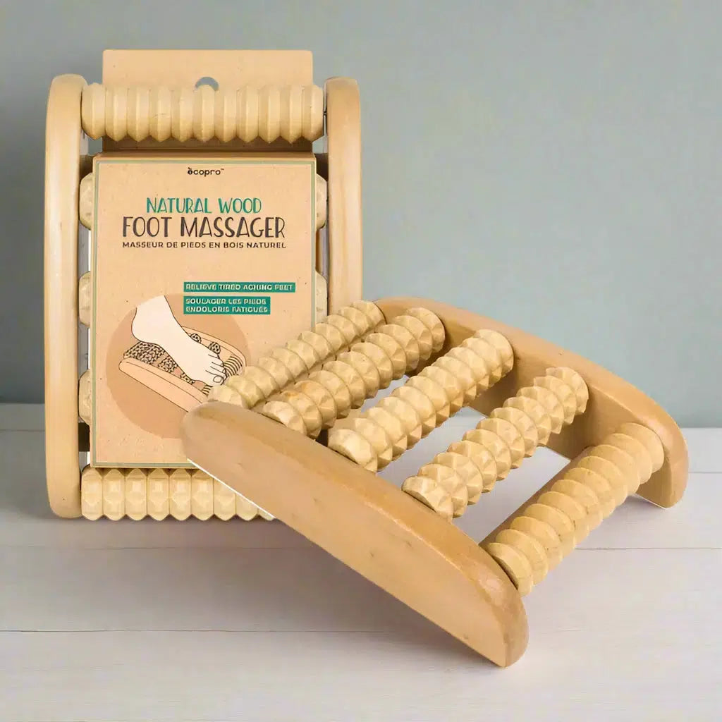 Natural Wood Foot Massager - Large-Bath Accessories-Perfectly Natural Soap