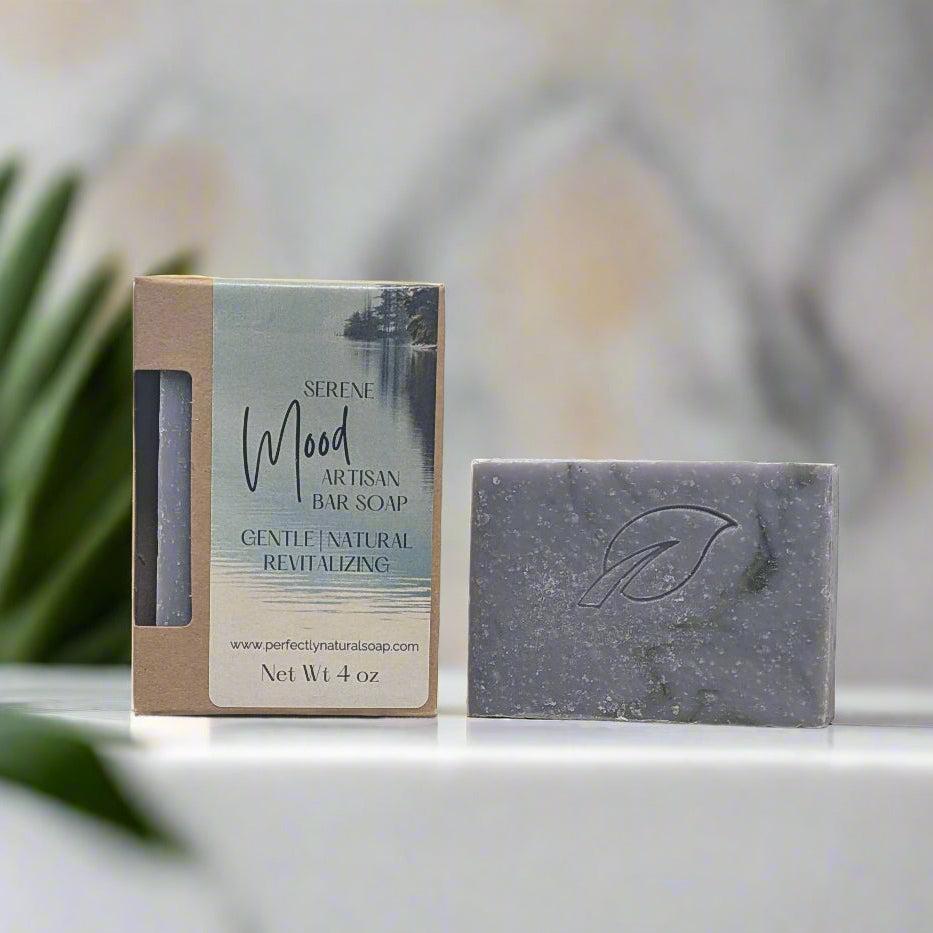 Serene Mood Handmade Natural Soap Bar, 4 oz-Bar Soap-Perfectly Natural Soap