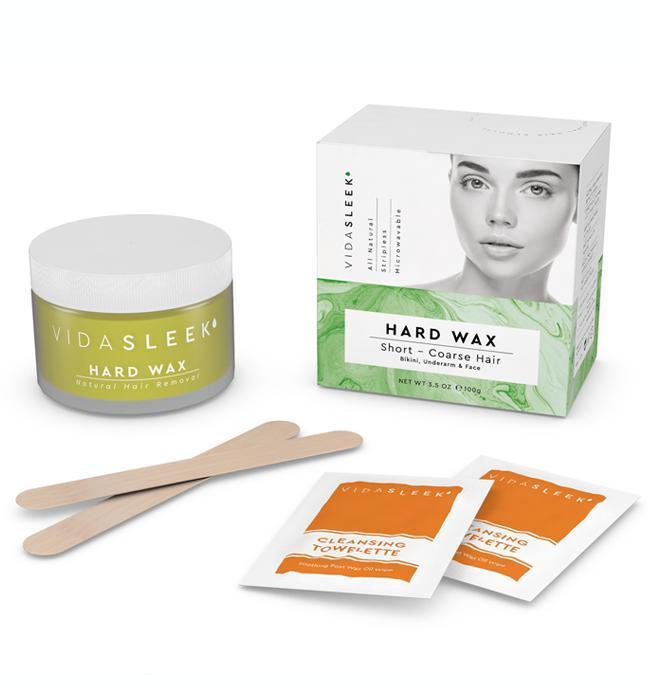 Hard Wax - Face, Underarms, Bikini Hair Remover (3.5 oz)-Natural Hair Care-Perfectly Natural Soap